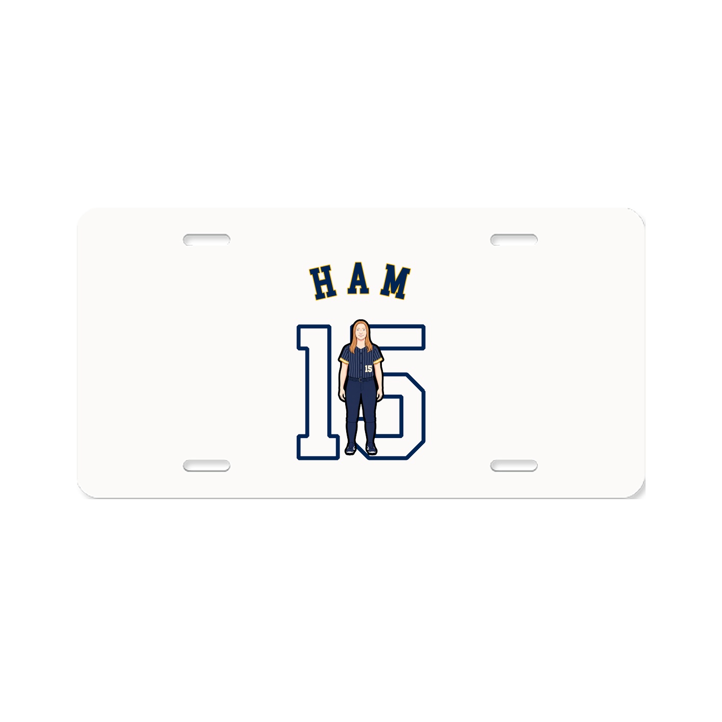 License Plate — Shirsey Arch in Classic