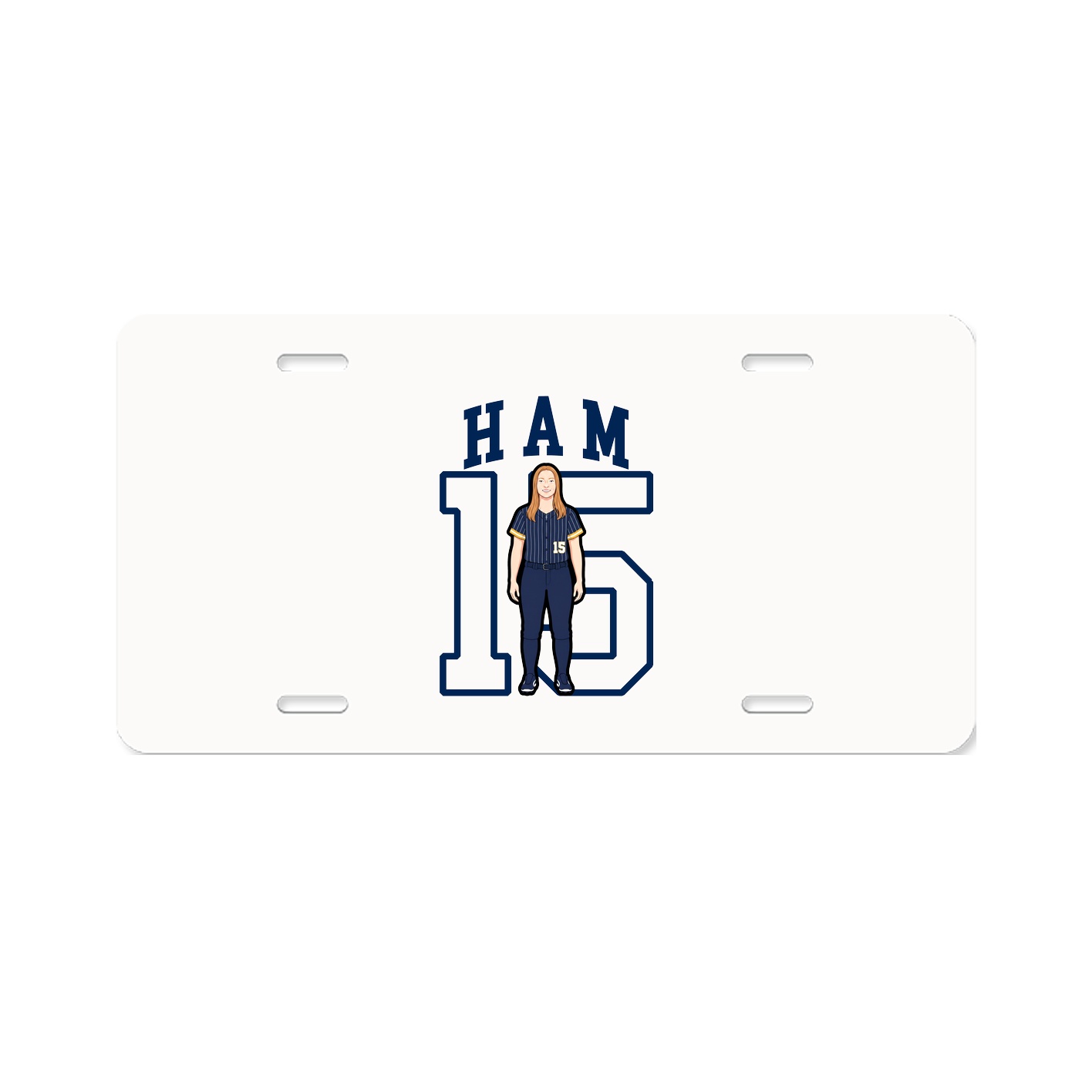 License Plate — Shirsey in Classic