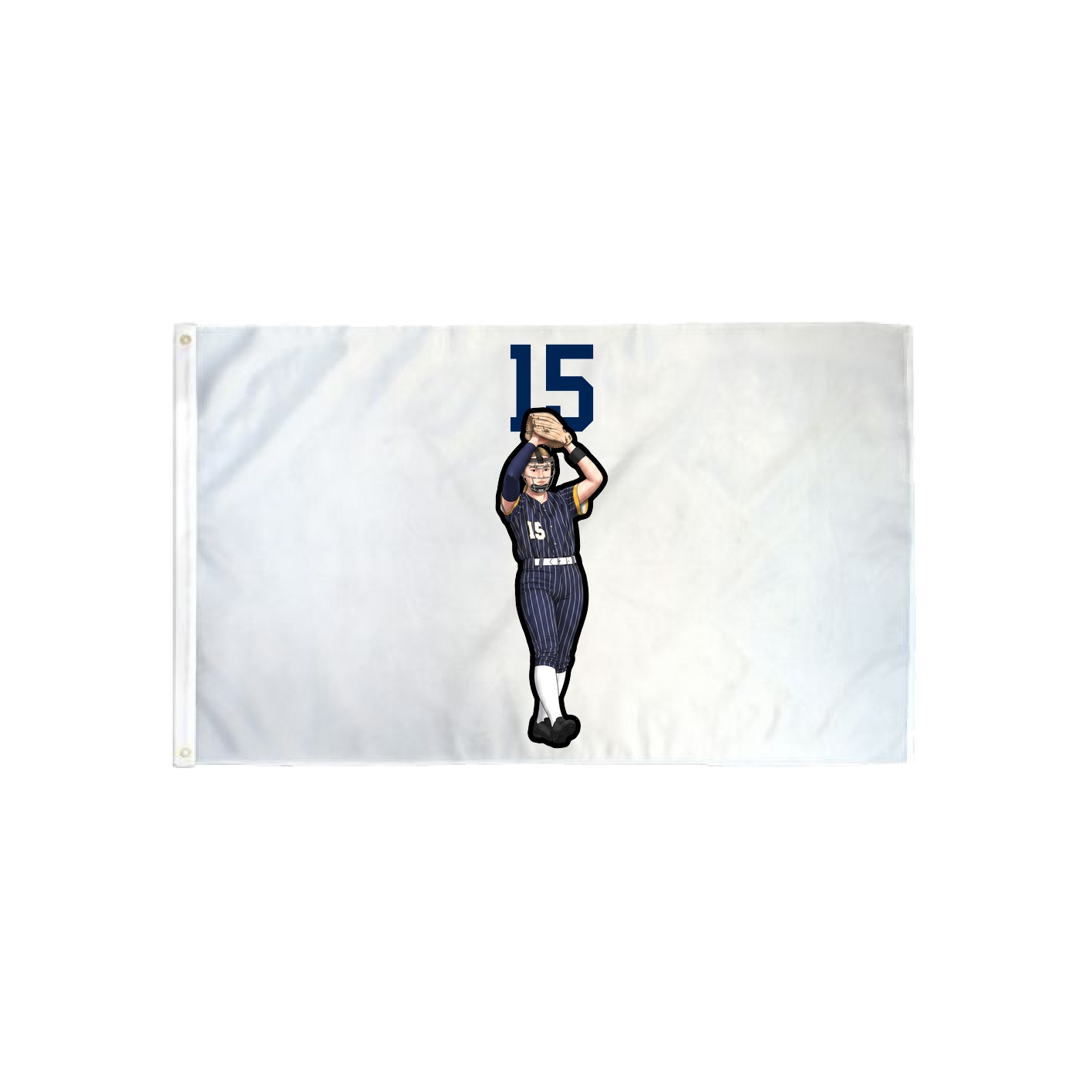 3x5 Flag — Number Top in Classic