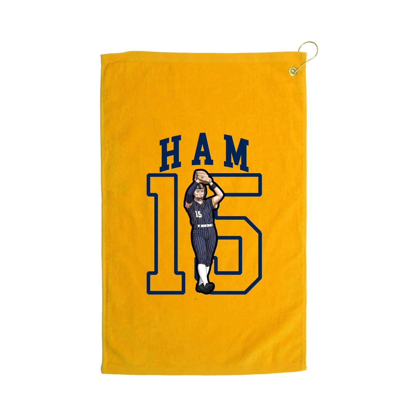 Golf Towel — Shirsey in Gold