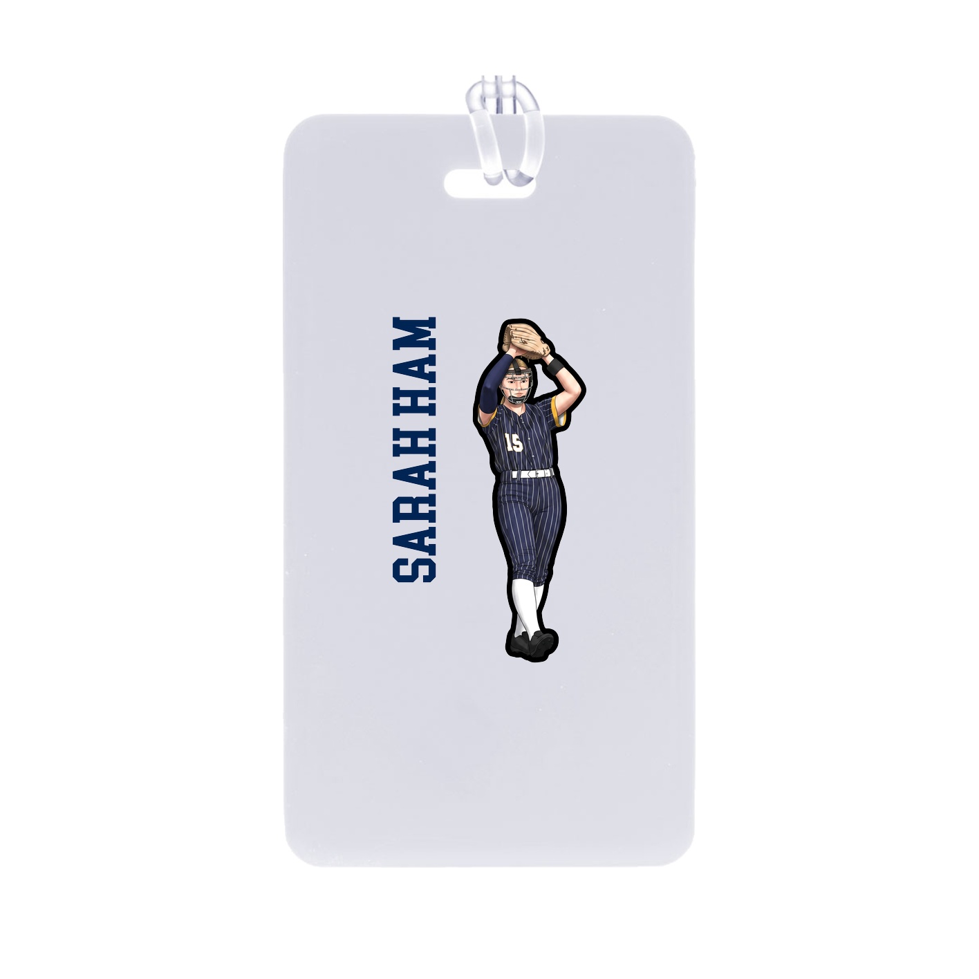 Bag Tag — Name Vertical in Classic