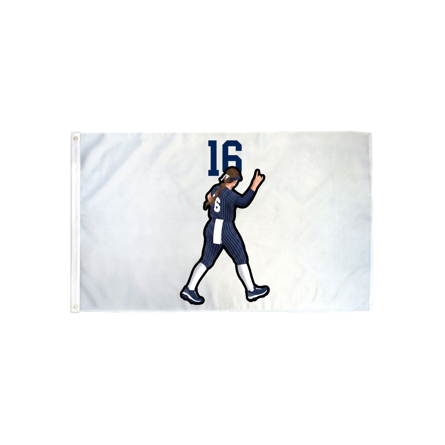 3x5 Flag — Number Top in Classic