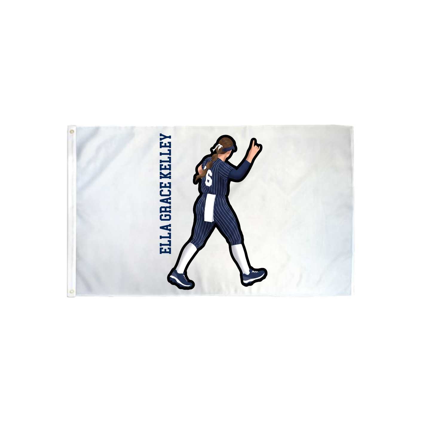 3x5 Flag — Name Vertical in Classic