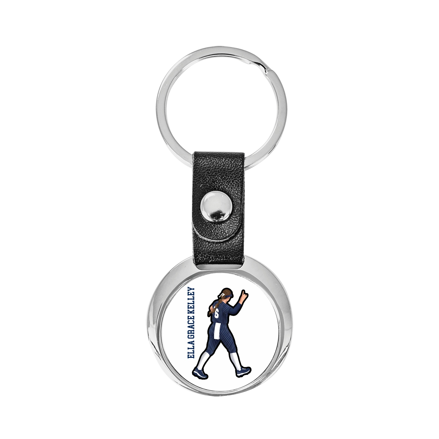 Key Chain — Name Vertical in Classic