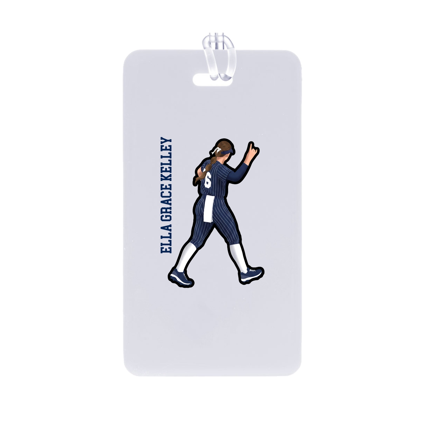 Bag Tag — Name Vertical in Classic