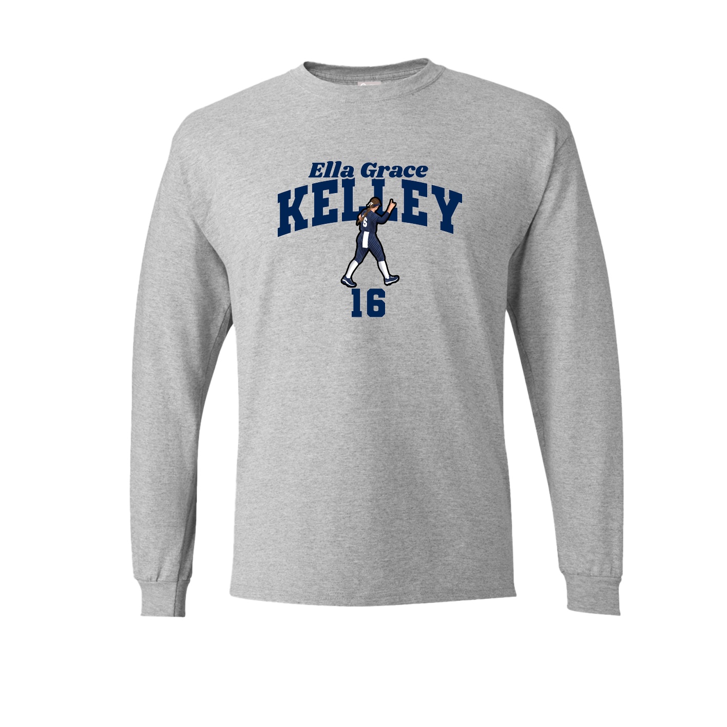 Long Sleeve Tee — Signature Arch in Grey