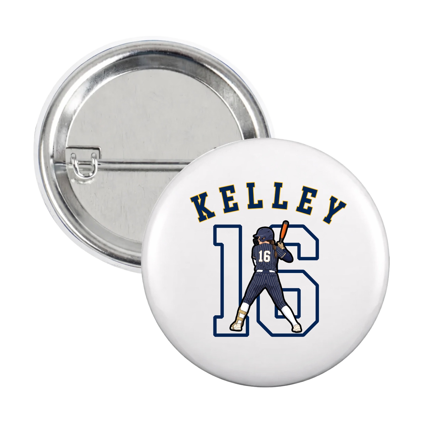 Game Day Button — Shirsey Arch in White