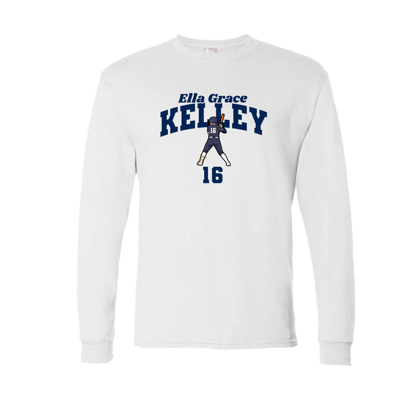 Long Sleeve Tee — Signature Arch in White