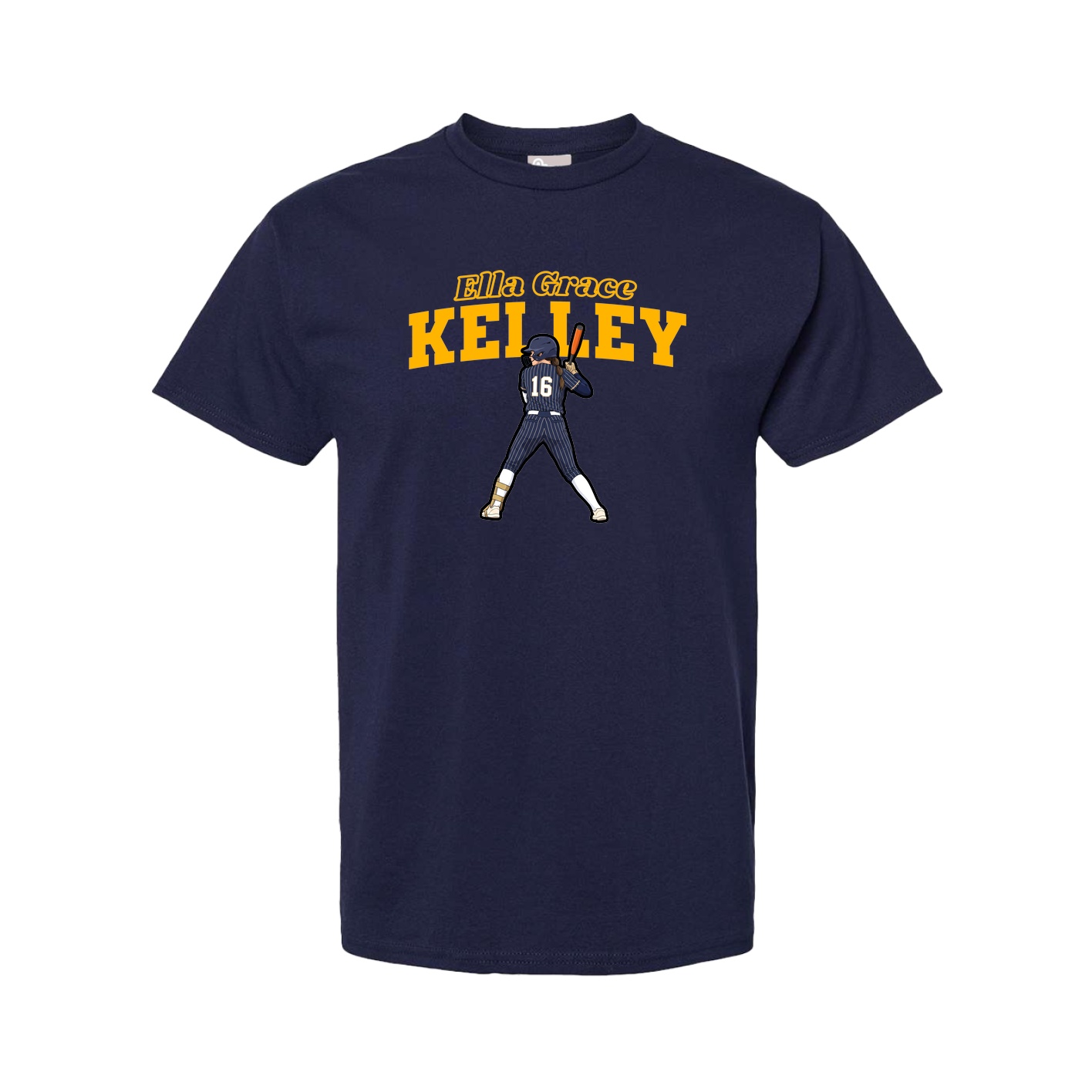 Tee — Name Arch in Navy