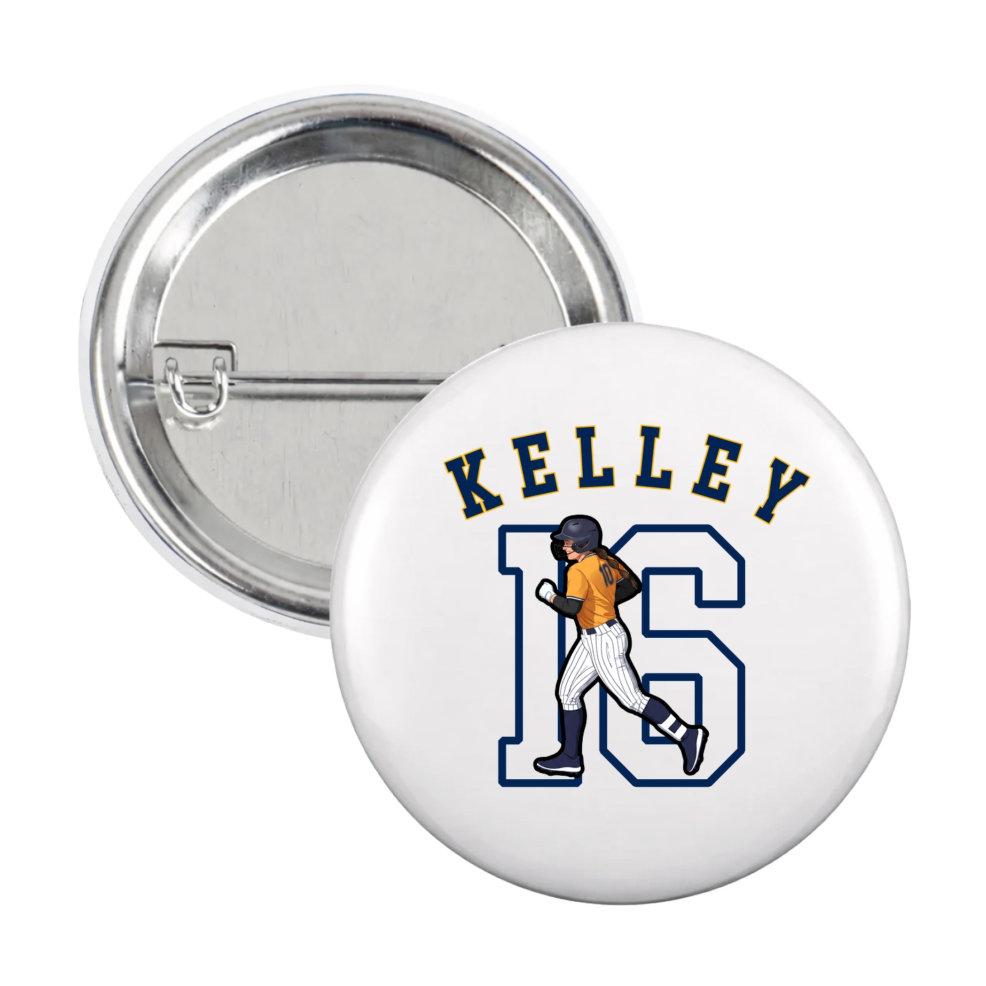 Game Day Button — Shirsey Arch in White