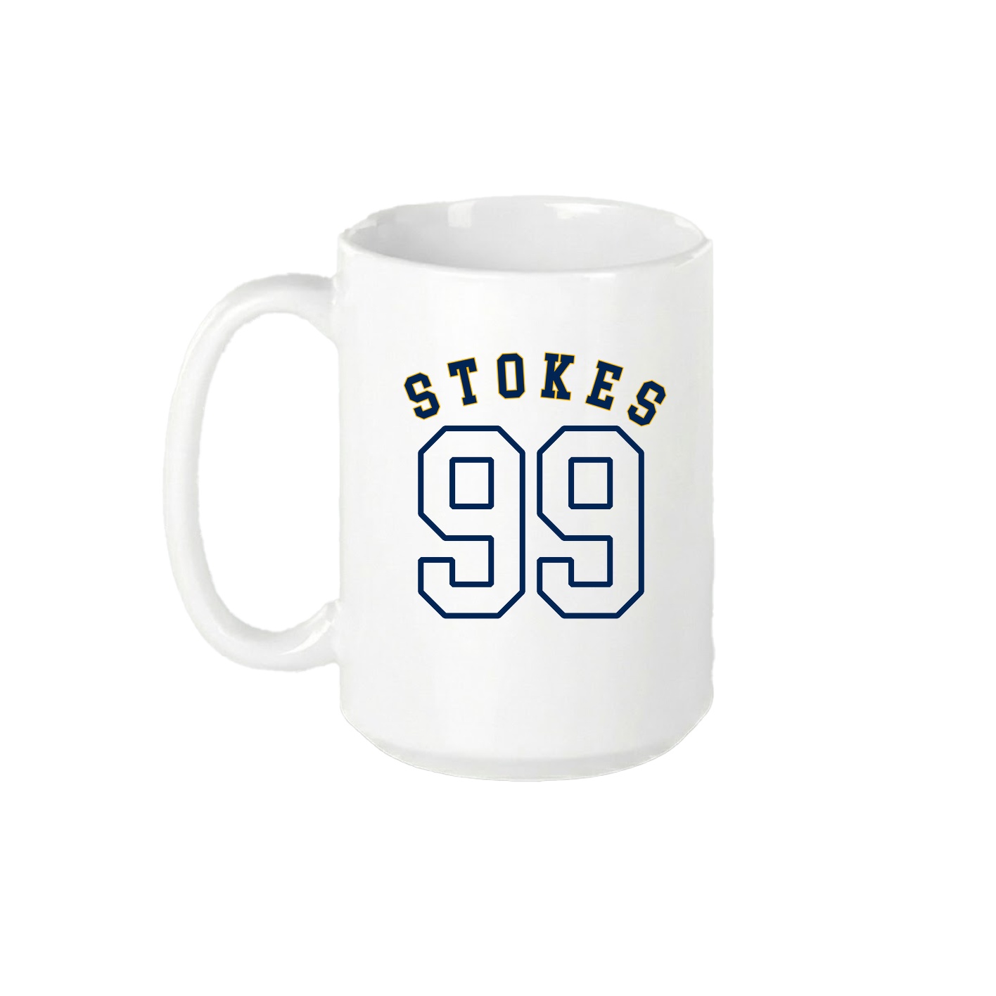 15oz Coffee Mug — Shirsey Arch in White