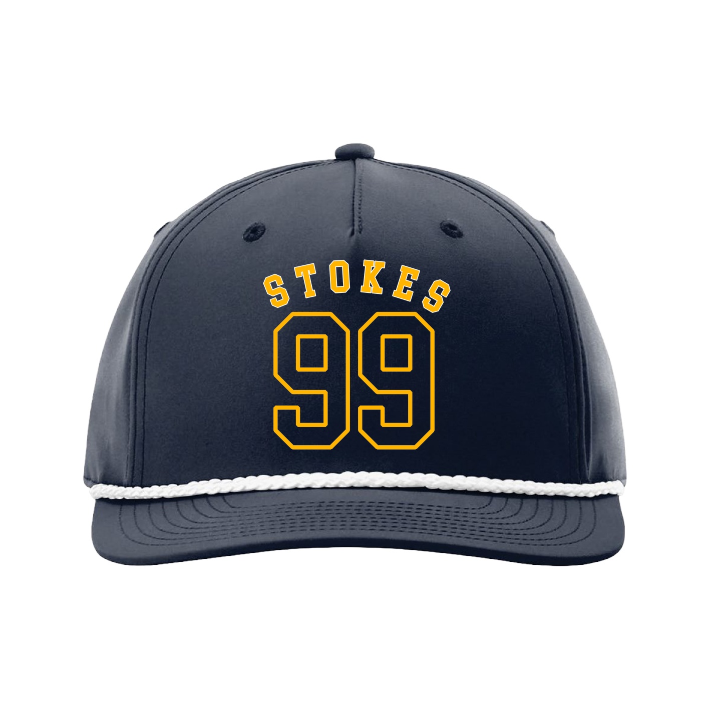 Five-Panel Classic Rope Cap — Shirsey Arch in Navy