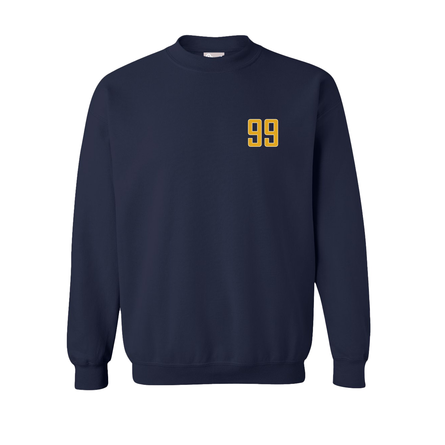 Fleece Crew — Front Shirsy in Navy