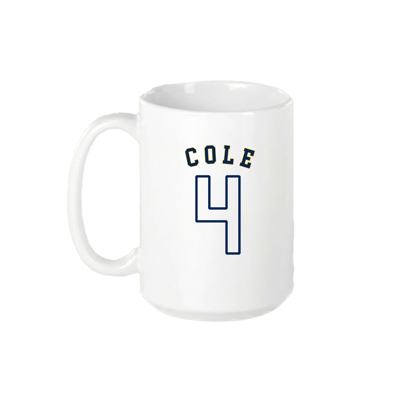 15oz Coffee Mug — Shirsey Arch in White