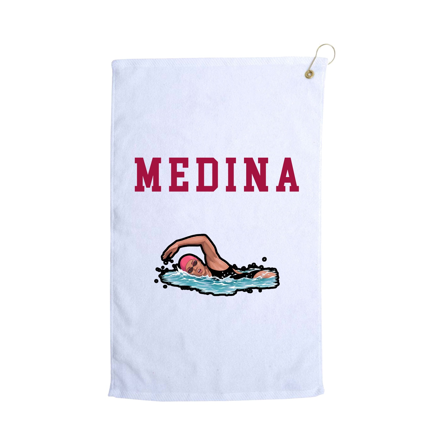 Golf Towel — Shirsey in White