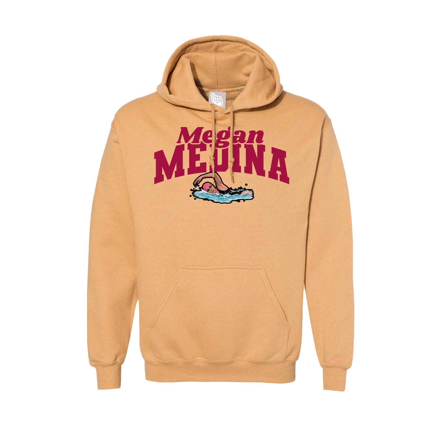 Hoodie — Signature Arch in Vegas Gold