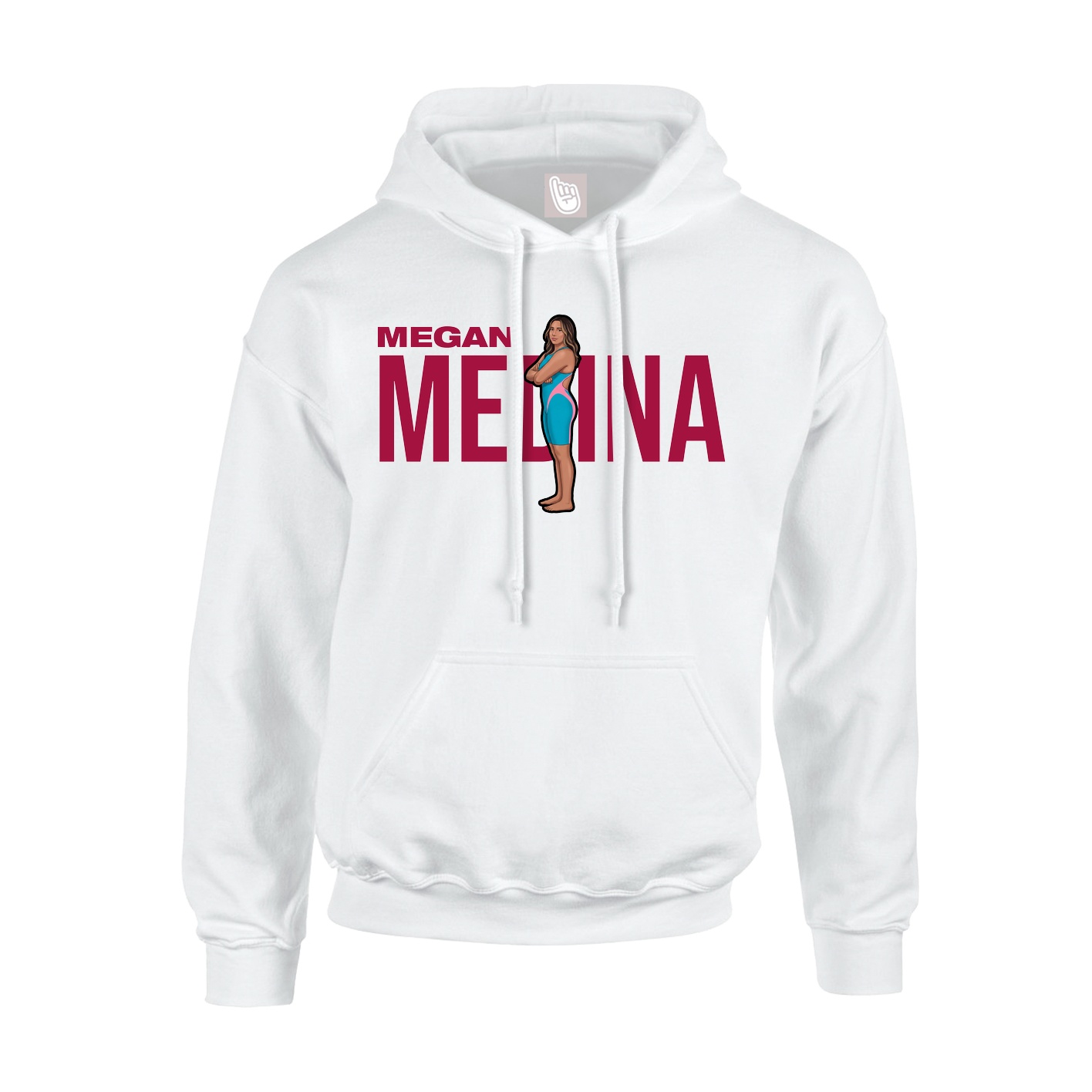 Hoodie — Player Name in White