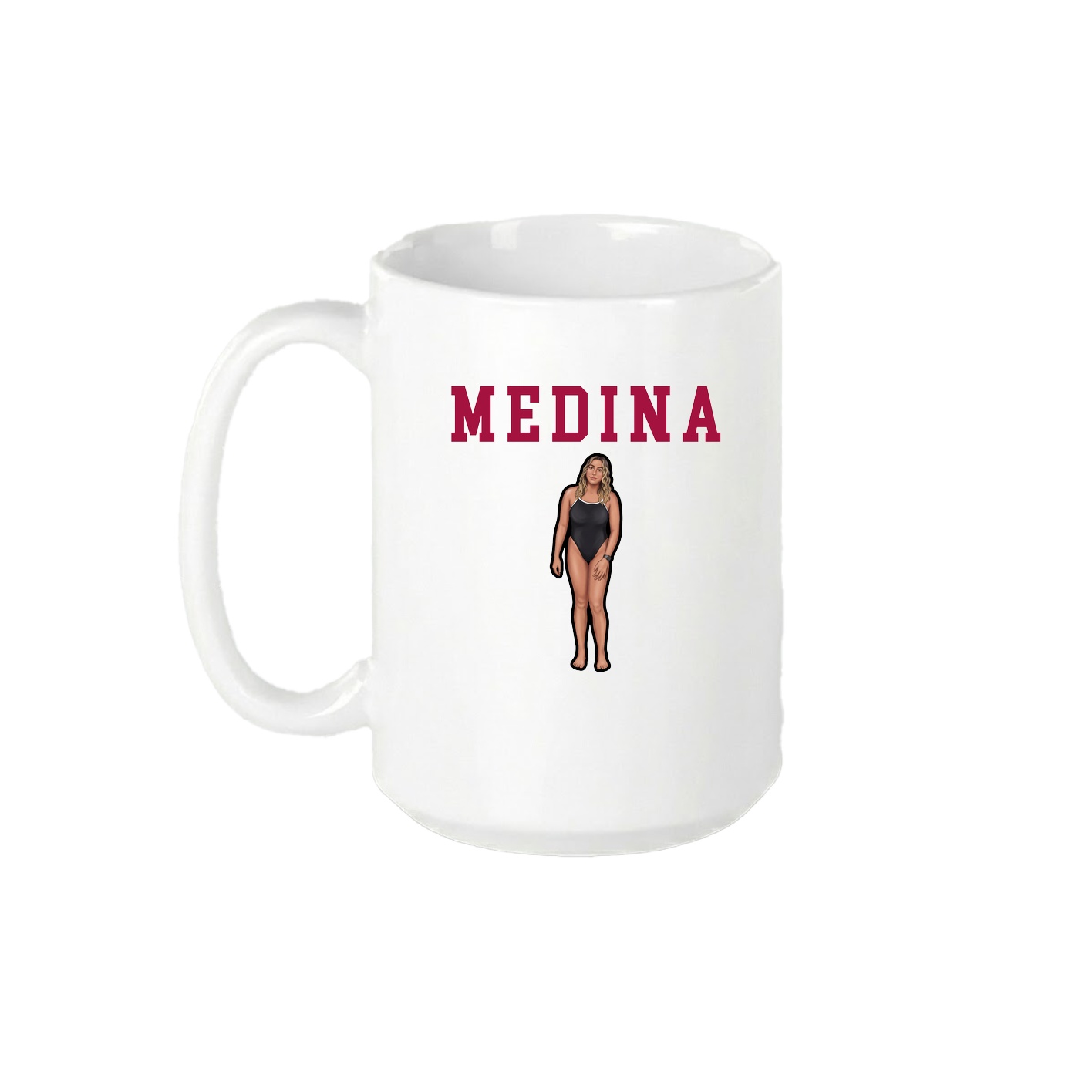 15oz Coffee Mug — Shirsey in White