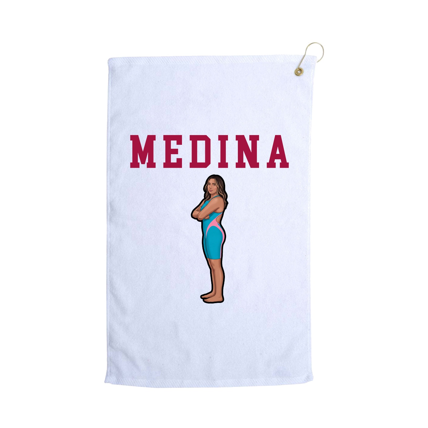 Golf Towel — Shirsey in White