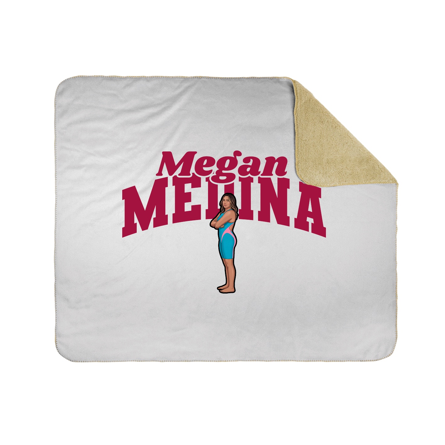 Throw Blanket — Signature Arch in White
