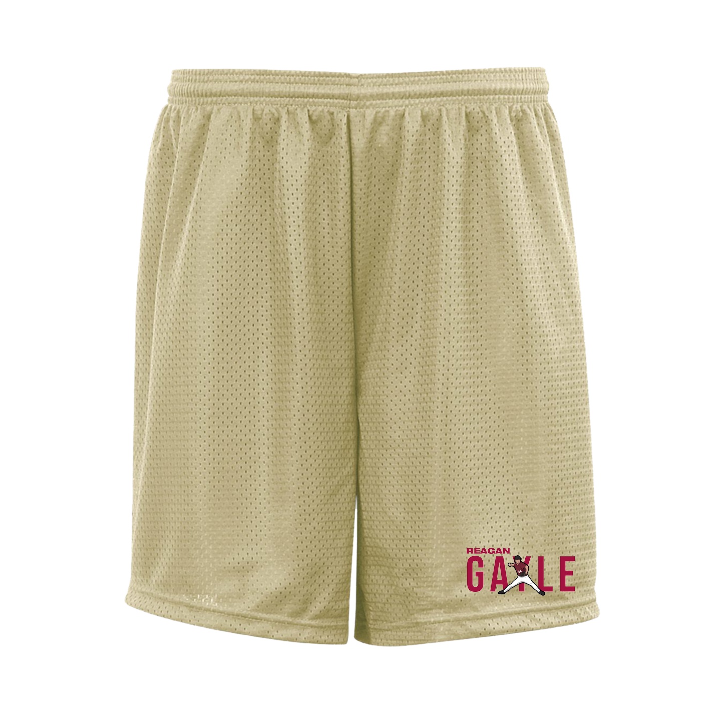 Shorts — Player Name in Vegas Gold