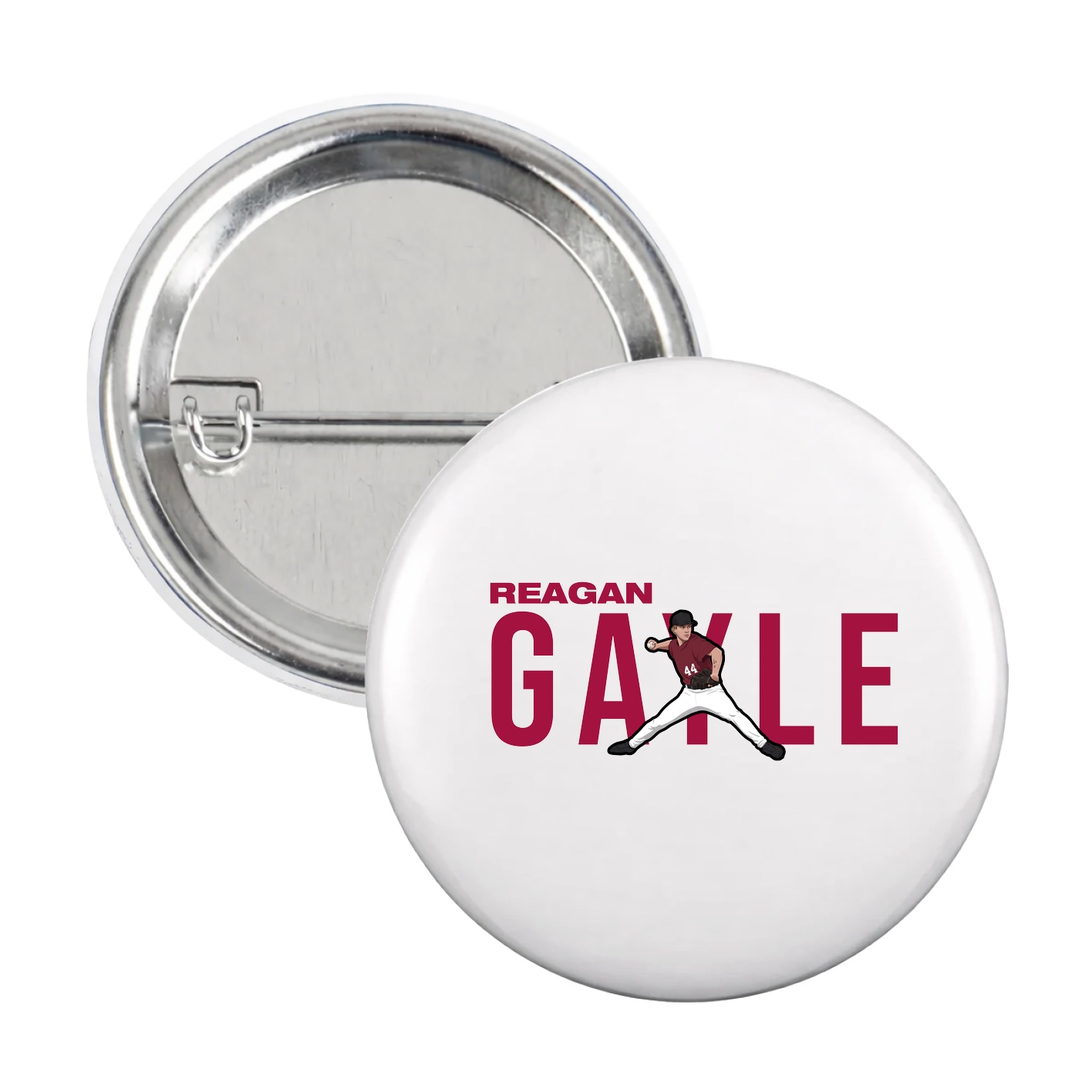Game Day Button — Player Name in White