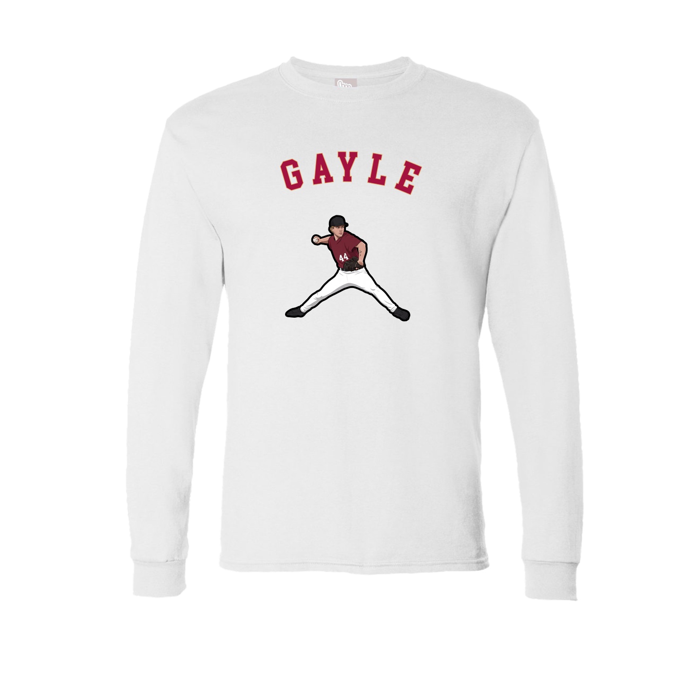 Long Sleeve Tee — Shirsey Arch in White