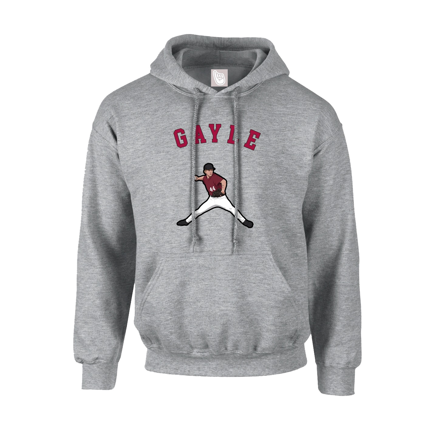 Youth Hoodie — Shirsey Arch in Grey