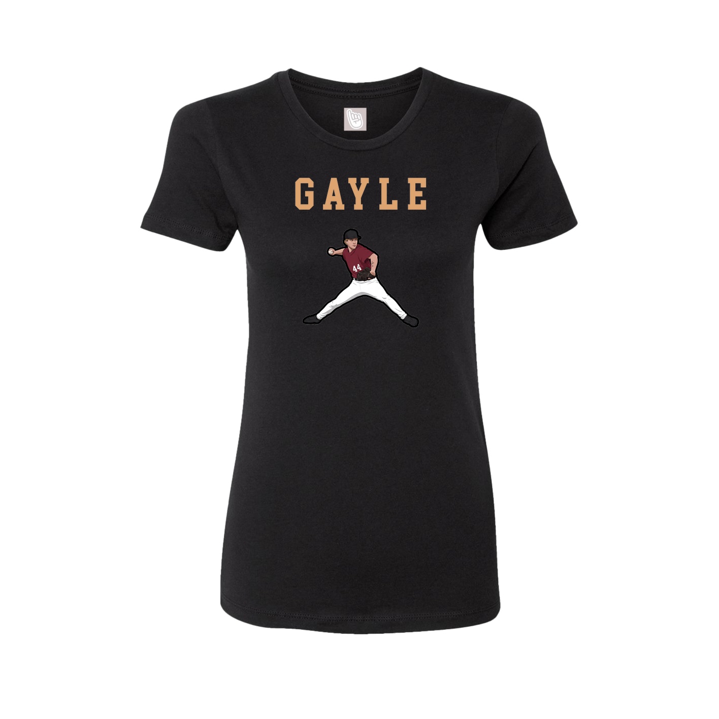 Fitted Women's Tee — Shirsey in Black