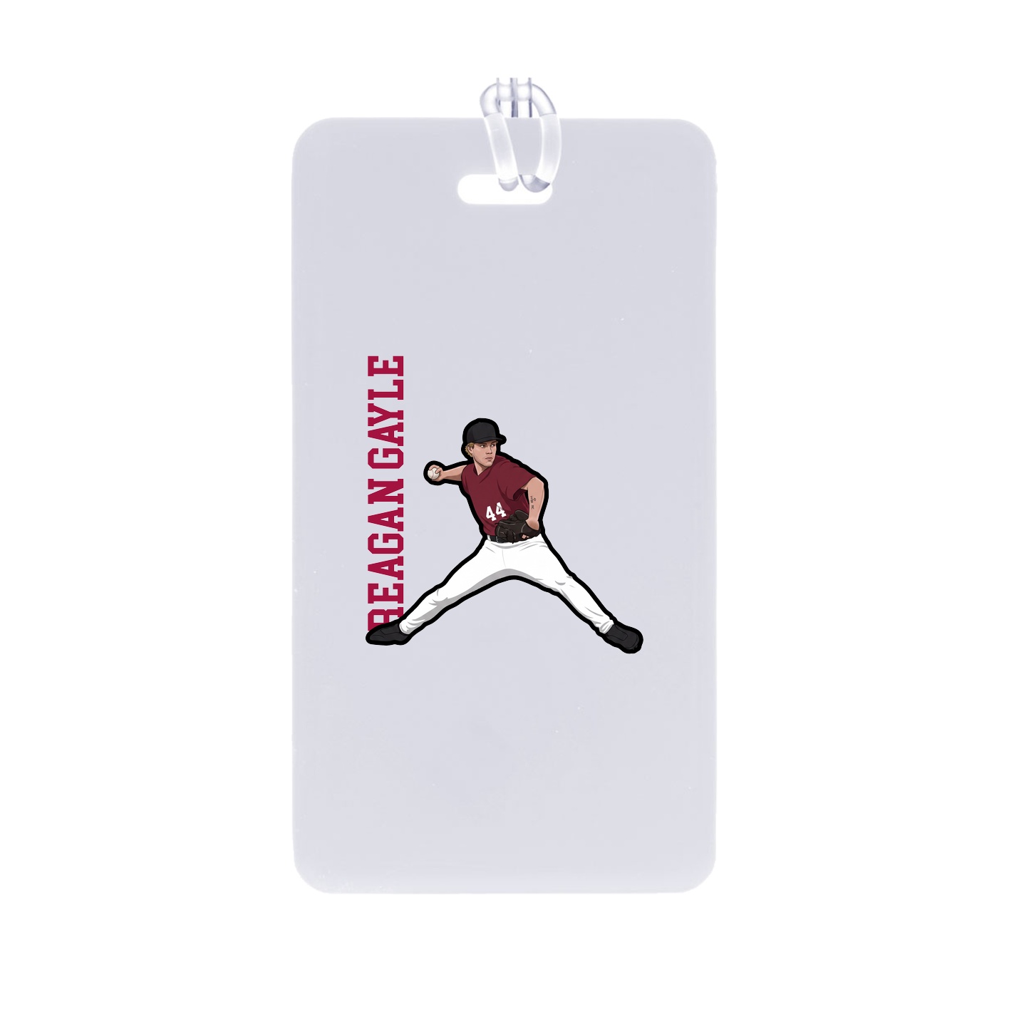 Bag Tag — Name Vertical in Classic