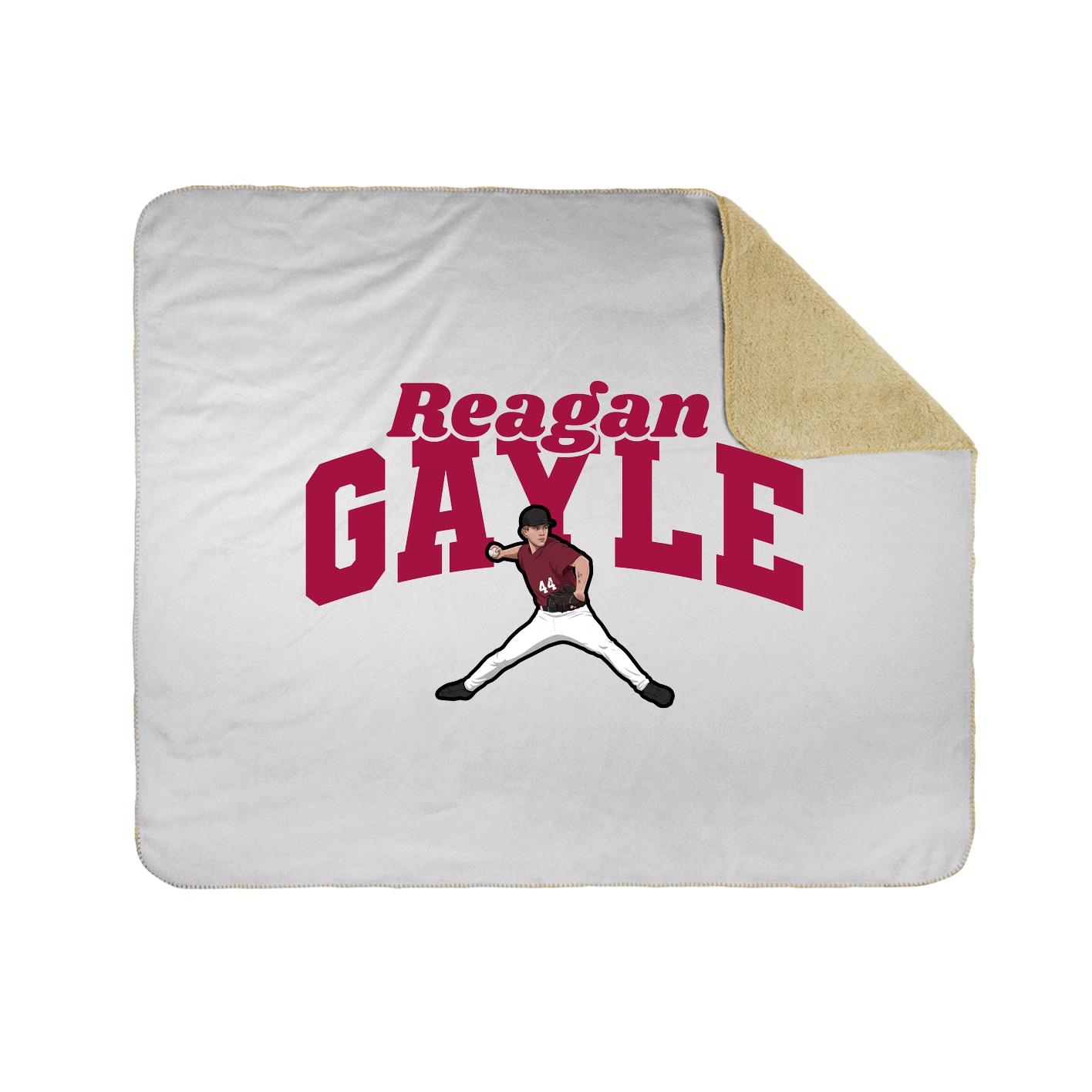Throw Blanket — Signature Arch in White