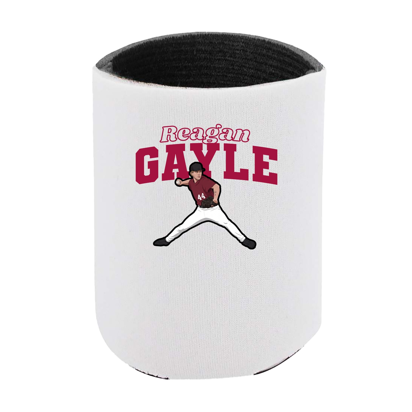 Can Holder — Name Arch in White