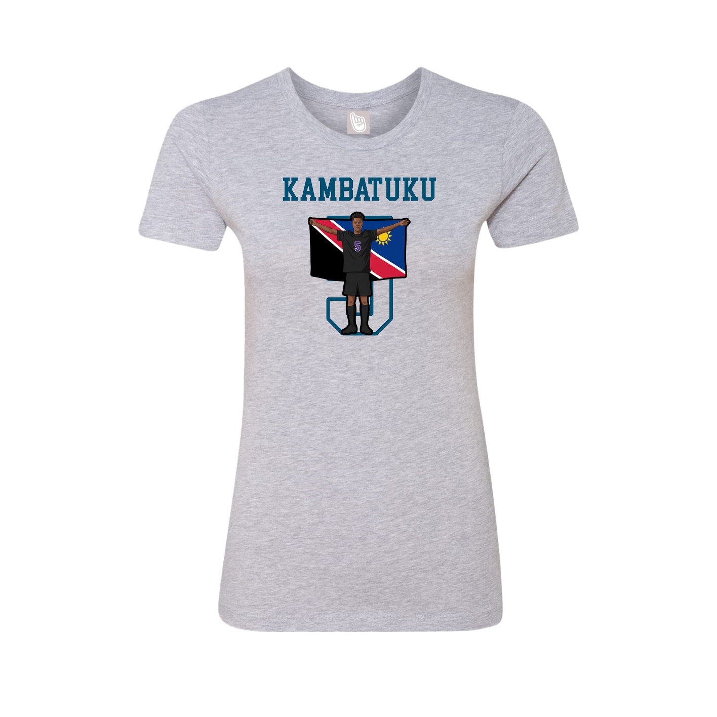 Fitted Women's Tee — Shirsey in Grey