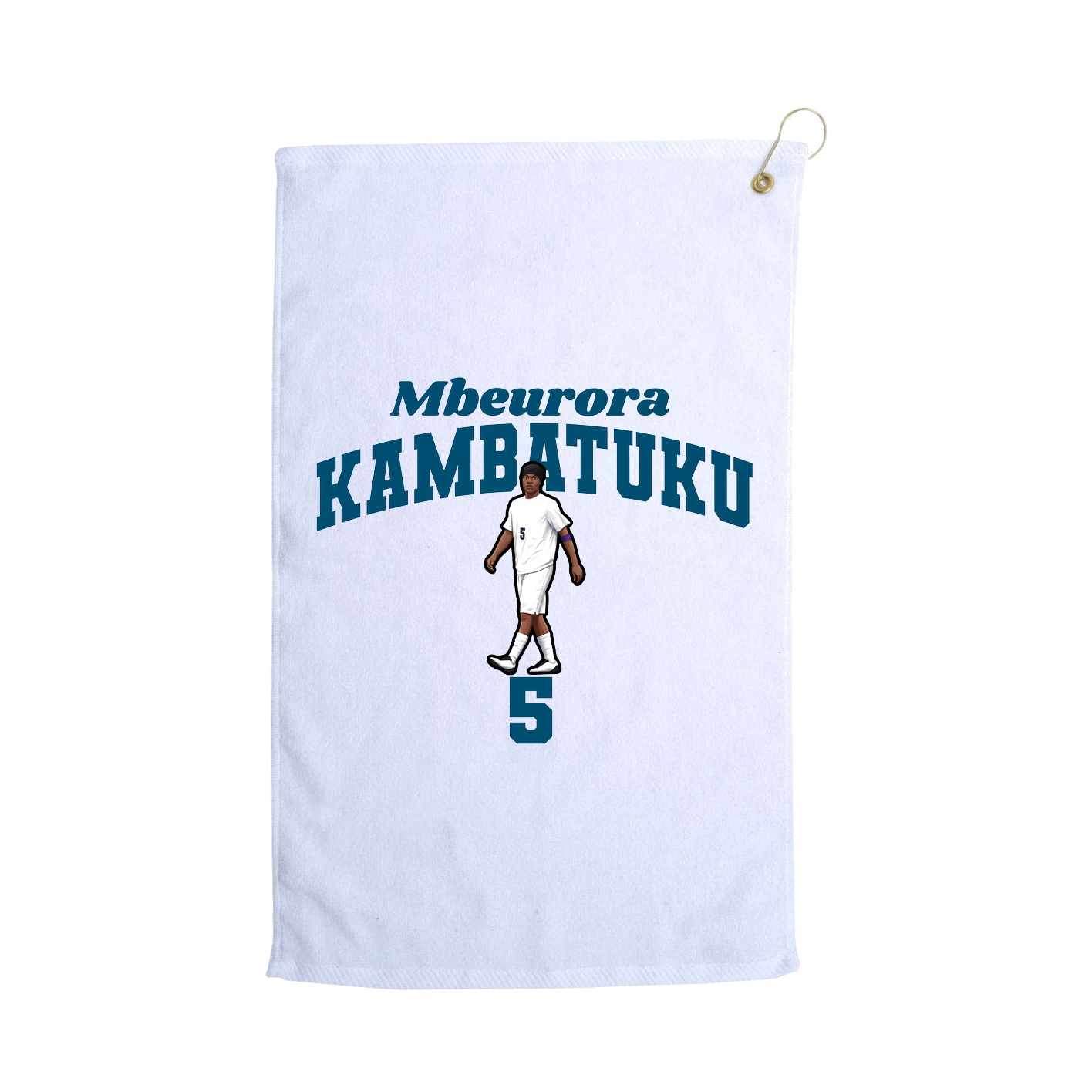 Golf Towel — Signature Arch in White