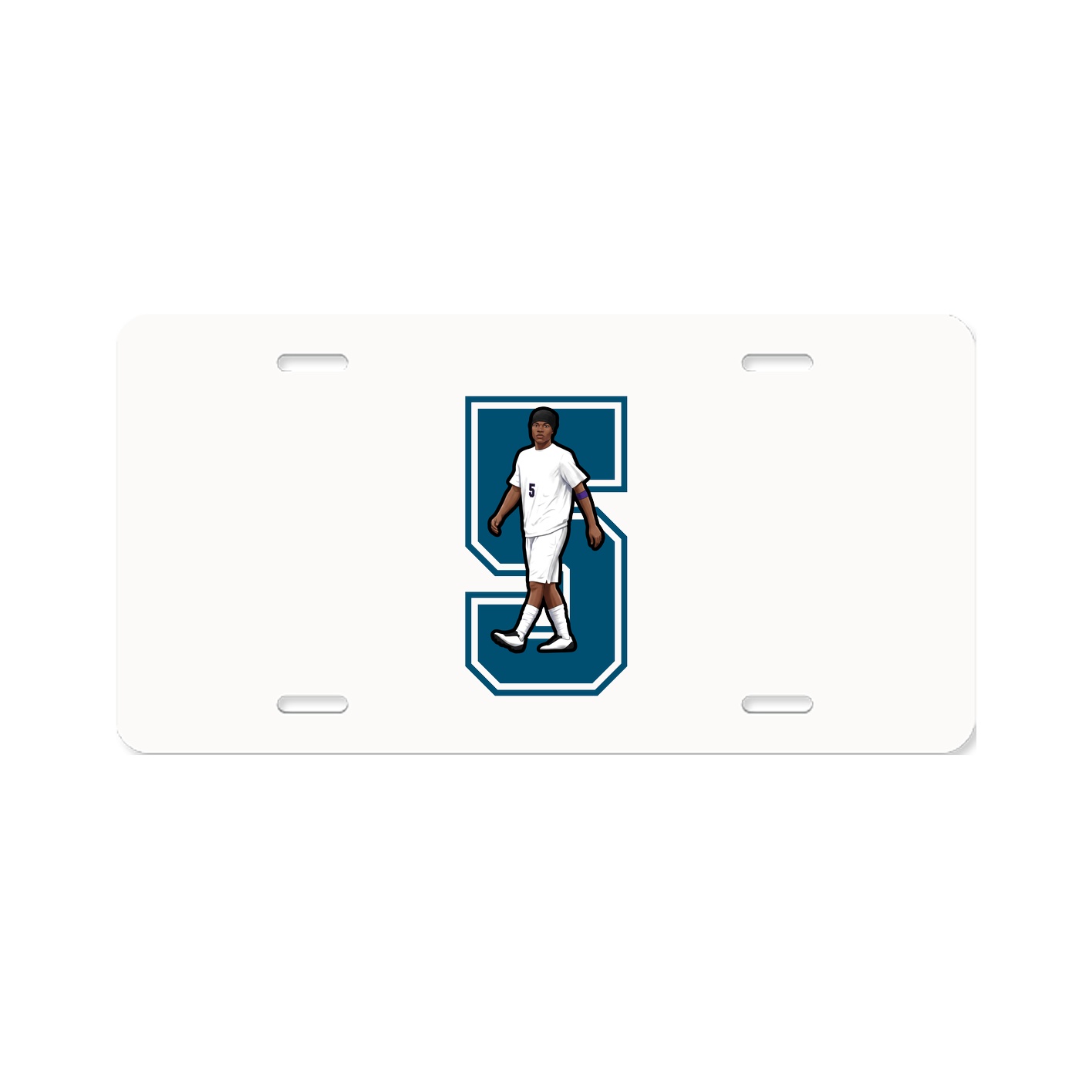 License Plate — Number in Classic