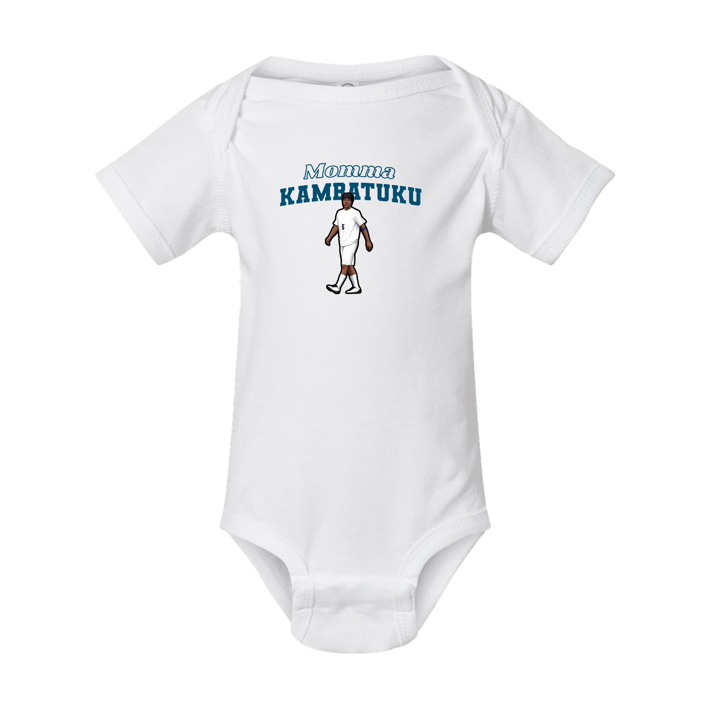 Baby Onesie — Mothers Day Block in White