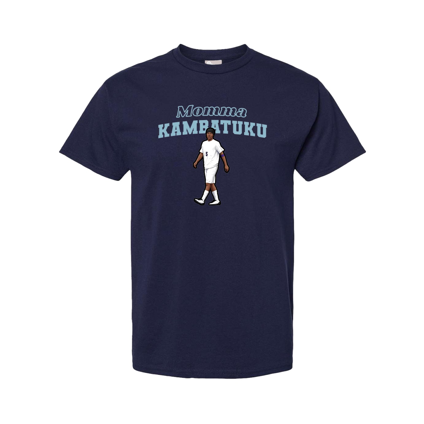 Youth Tee — Mothers Day Block in Navy