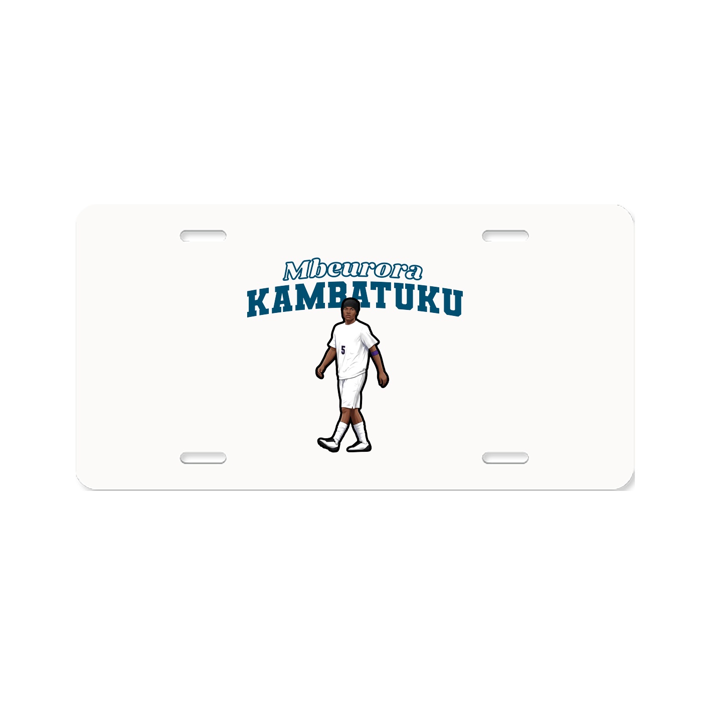 License Plate — Name Arch in Classic