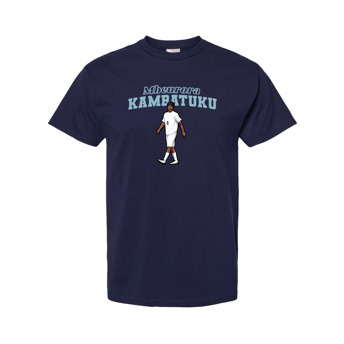 Youth Tee — Name Arch in Navy