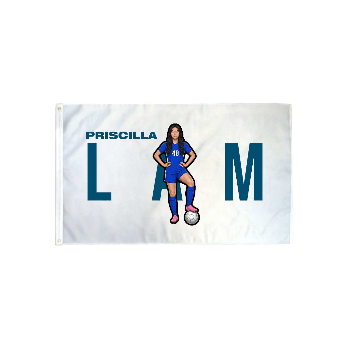 3x5 Flag — Player Name in Classic