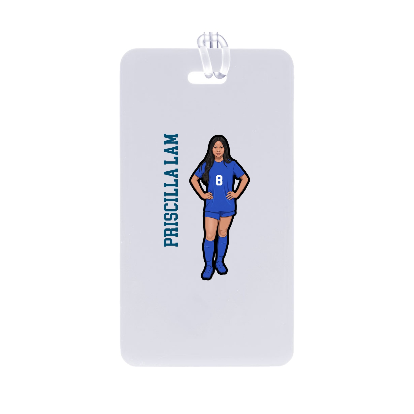 Bag Tag — Name Vertical in Classic