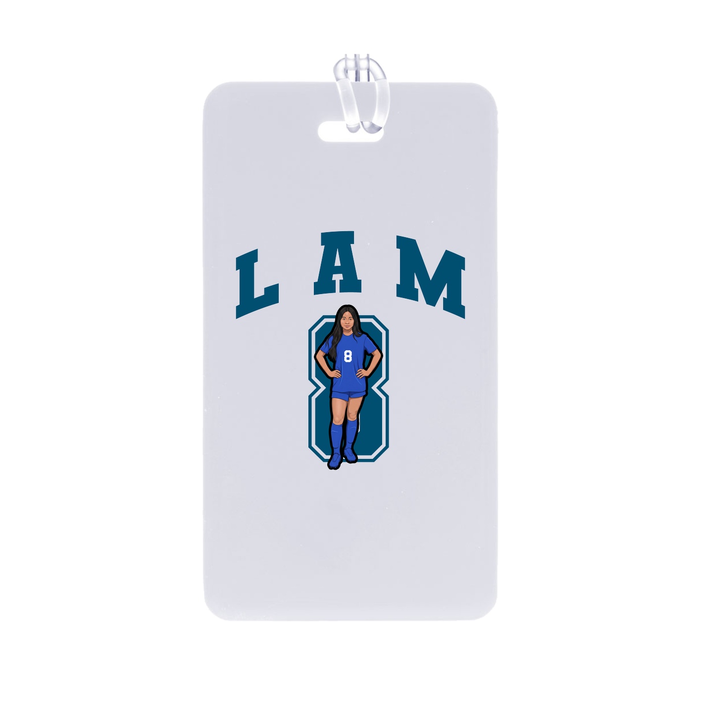 Bag Tag — Number in Classic