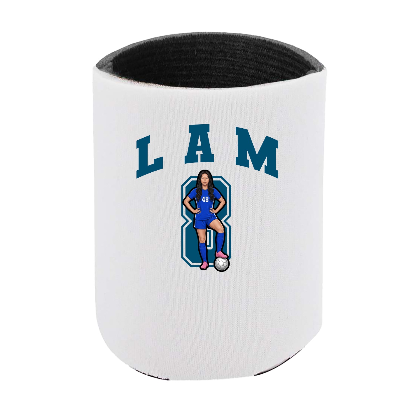 Can Holder — Number in White