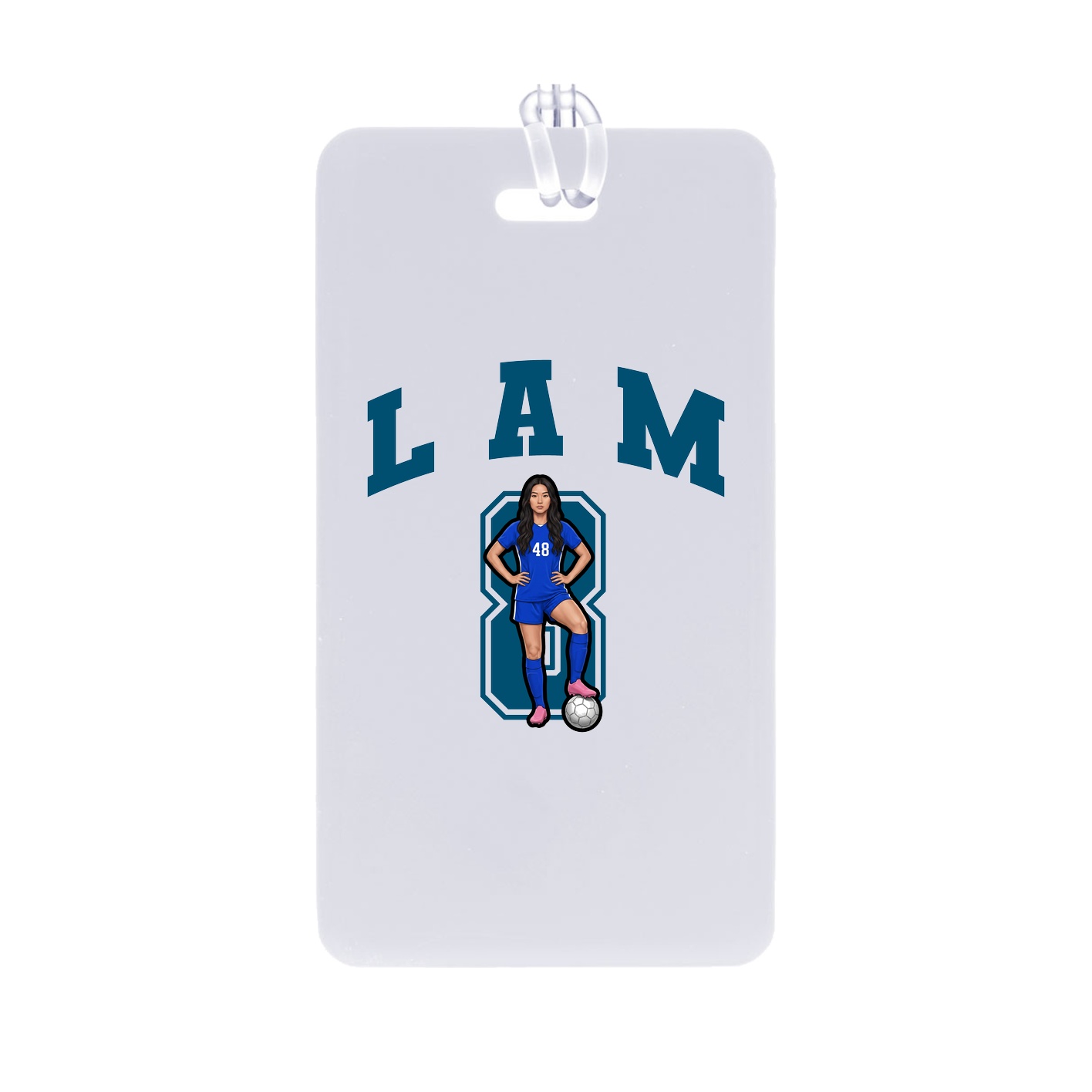 Bag Tag — Number in Classic