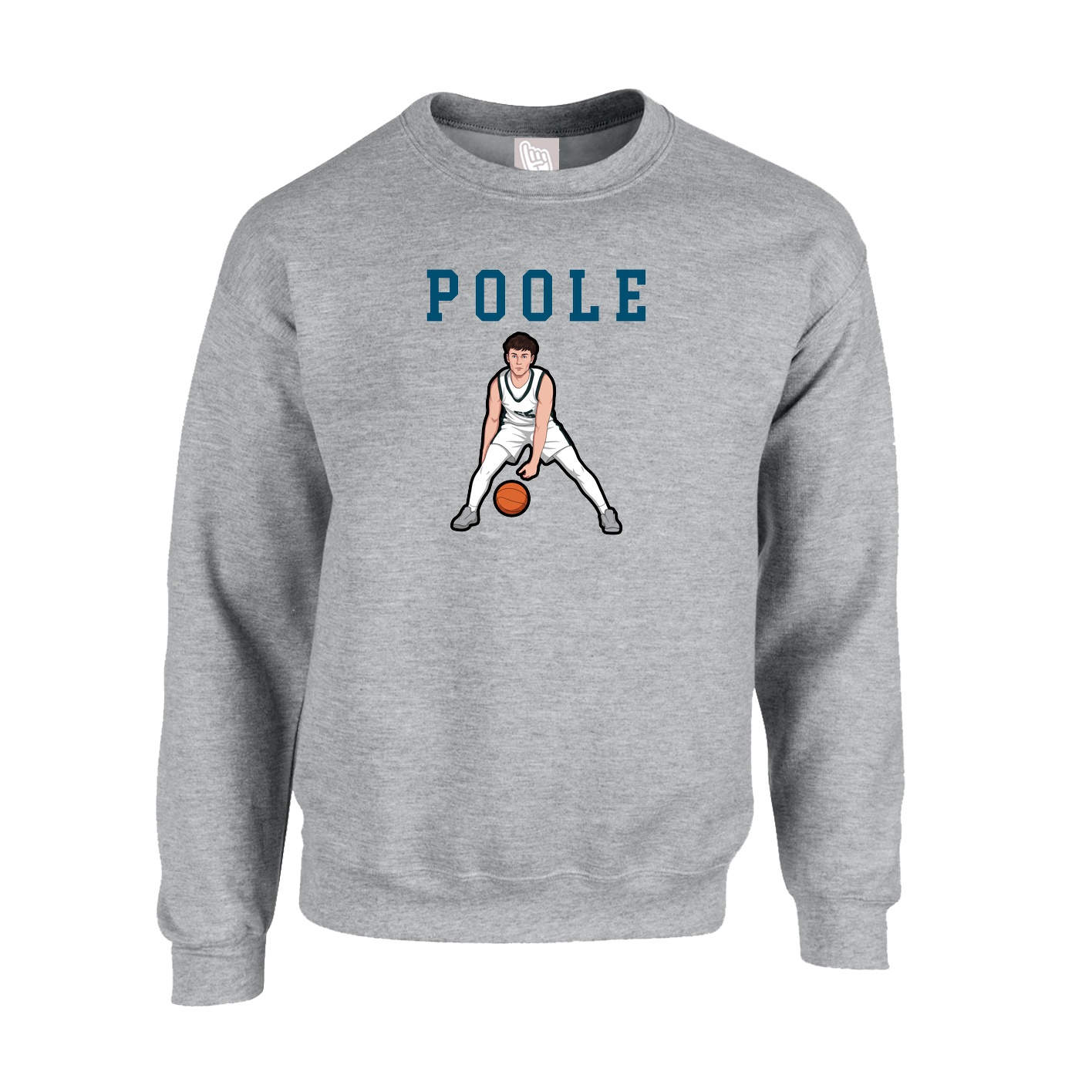 Fleece Crew — Shirsey in Grey