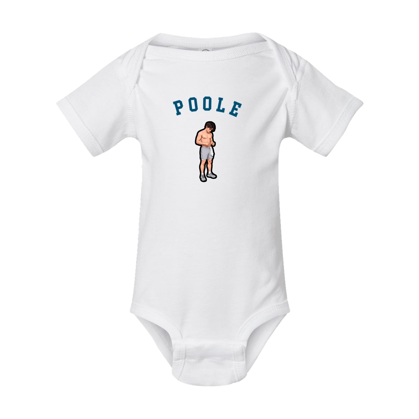 Baby Onesie — Shirsey Arch in White