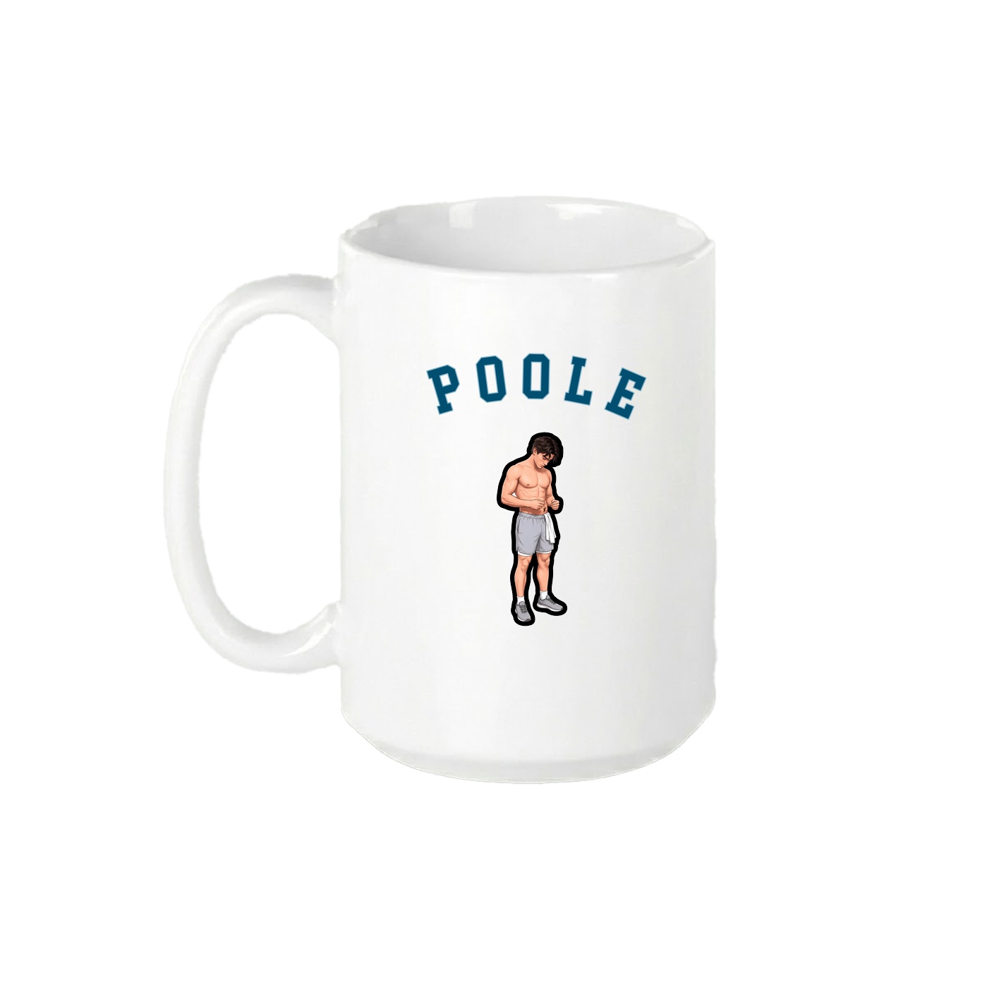 15oz Coffee Mug — Shirsey Arch in White