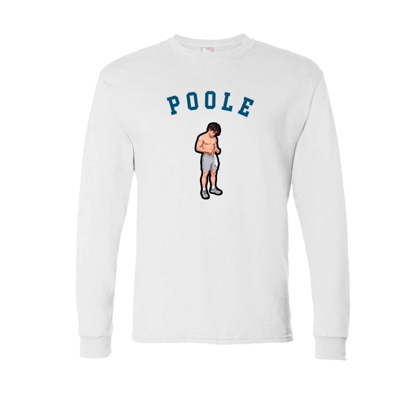 Long Sleeve Tee — Shirsey Arch in White