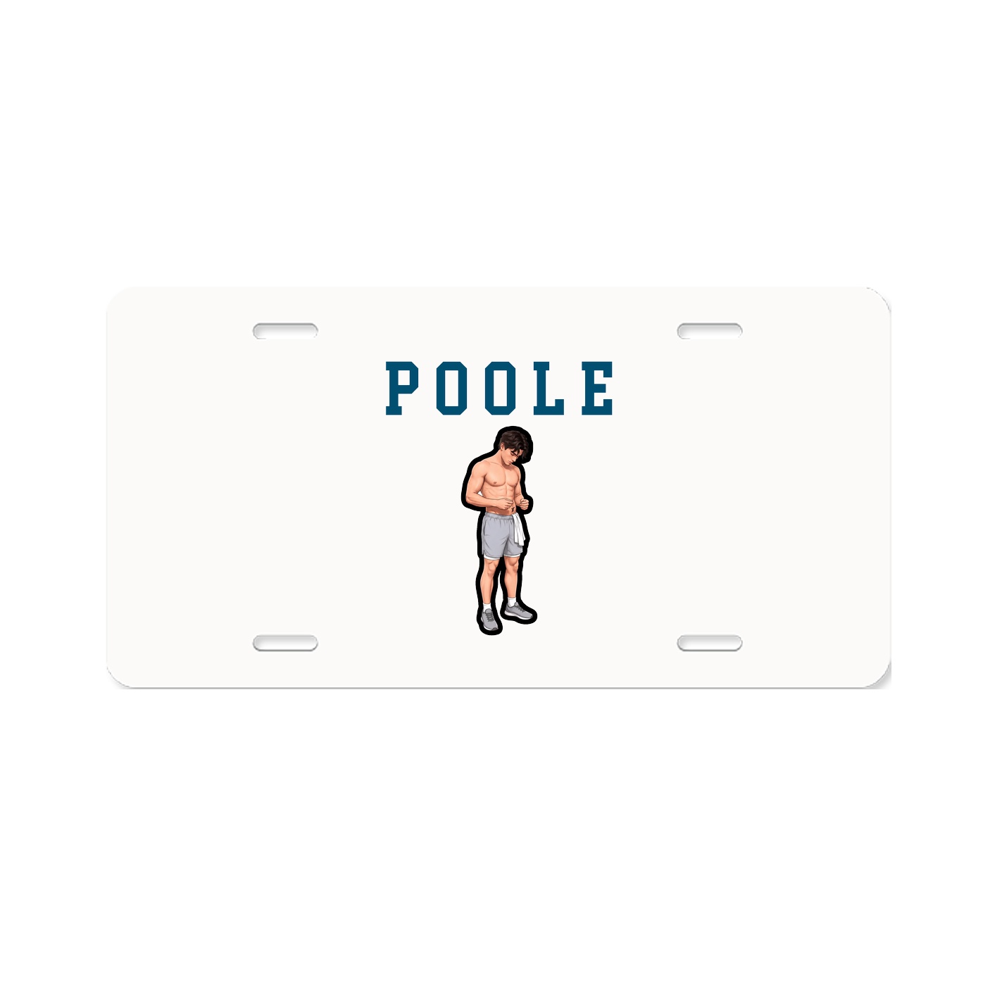 License Plate — Shirsey in Classic