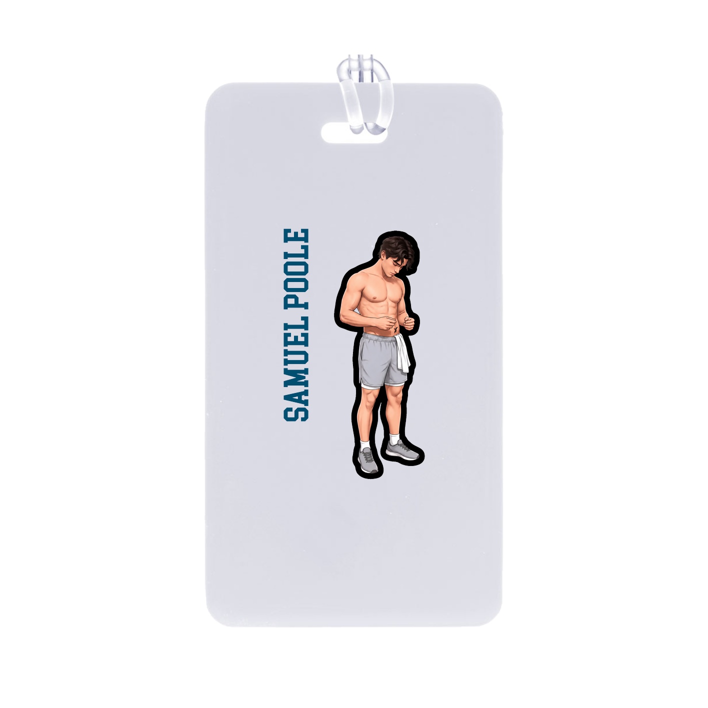 Bag Tag — Name Vertical in Classic